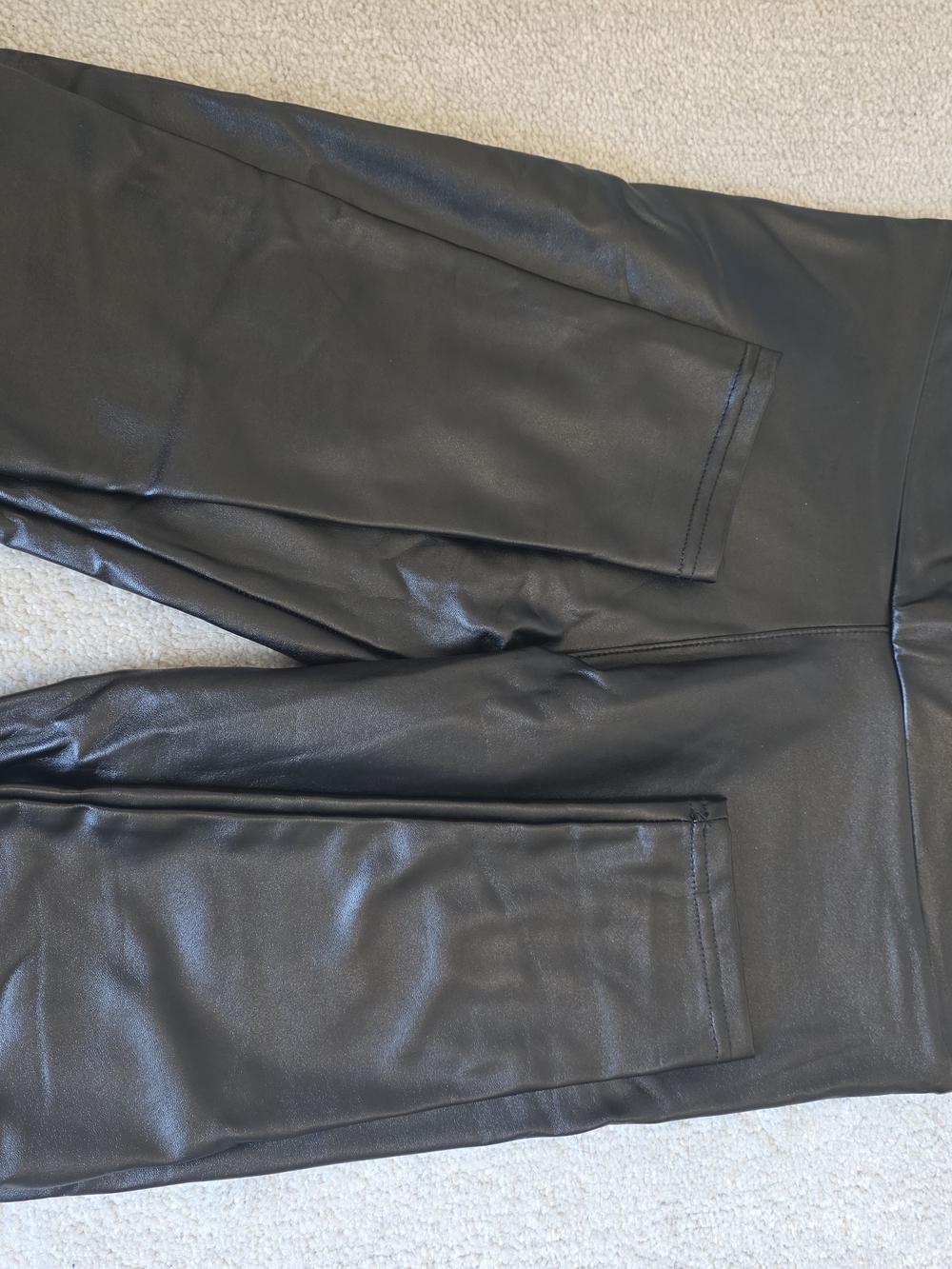 Women’s Black Faux Leather Leggings
